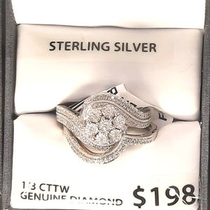 Sterling Silver Wedding Ring..Sz 7